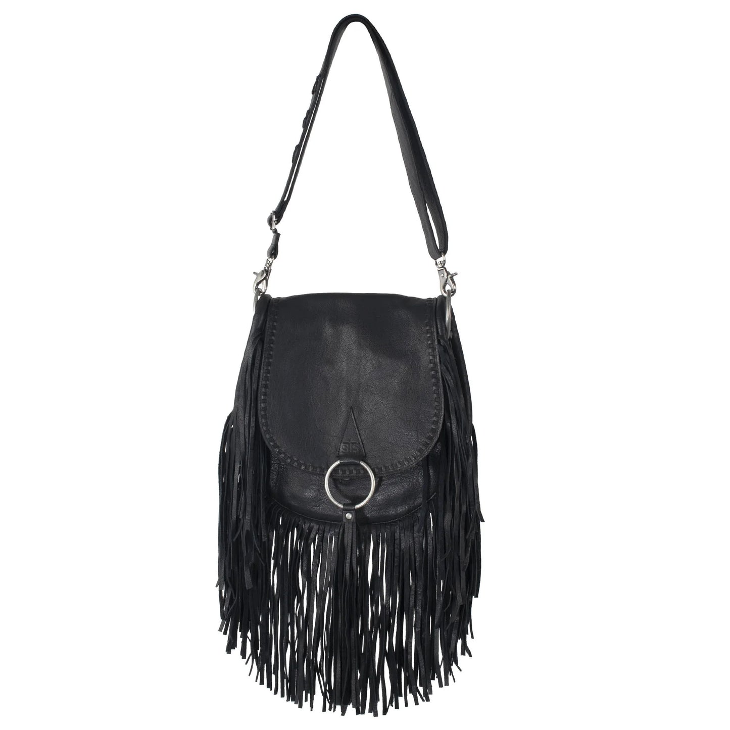 STS INDIE BLACK SADDLE BAG