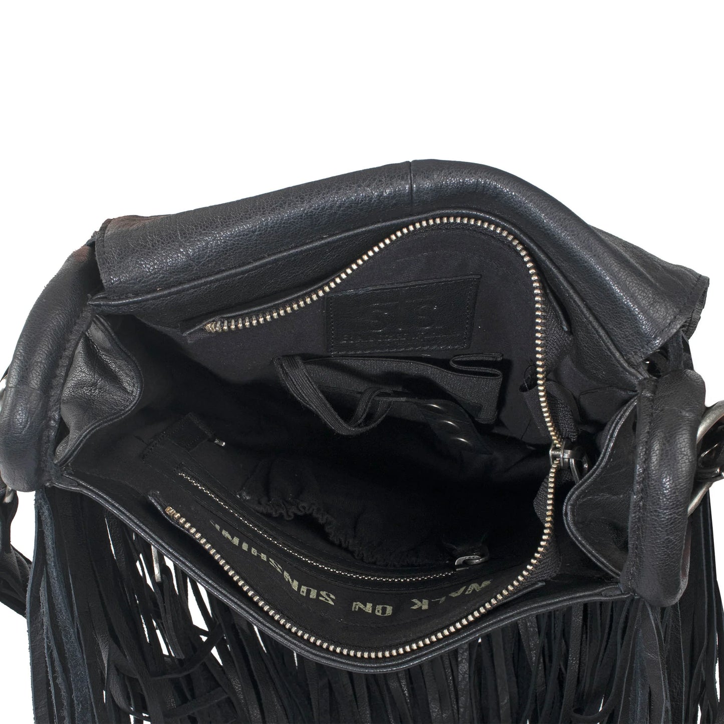 STS INDIE BLACK SADDLE BAG