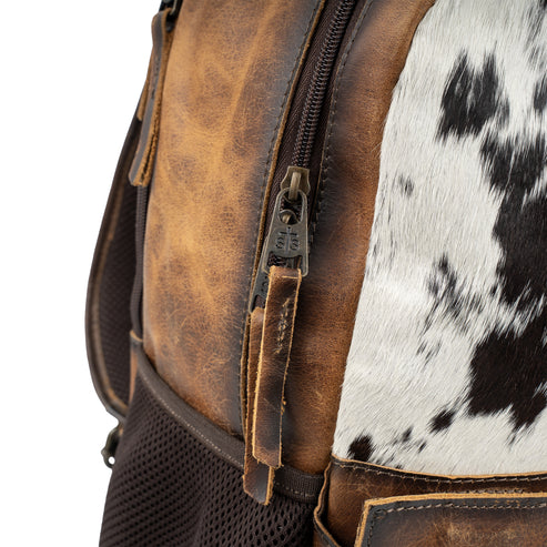 CAUDALUPE COWHIDE VALLEY BACKPACK