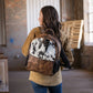CAUDALUPE COWHIDE VALLEY BACKPACK