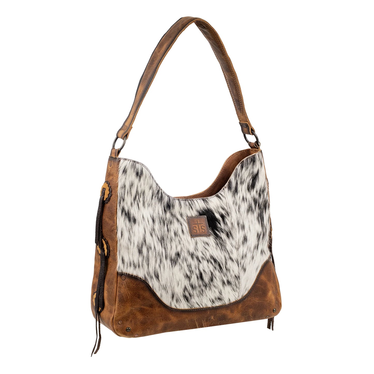 STS GUADALUPE COWHIDE HOBO BAG