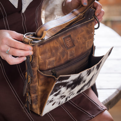 STS GUADALUPE COWHIDE OLIVIA CROSSBODY