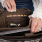 COWHIDE LAPTOP TOTE