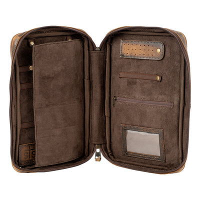 COWHIDE SQUASH JEWELRY CASE