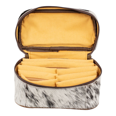 COWHIDE JEWELRY ORGANIZER