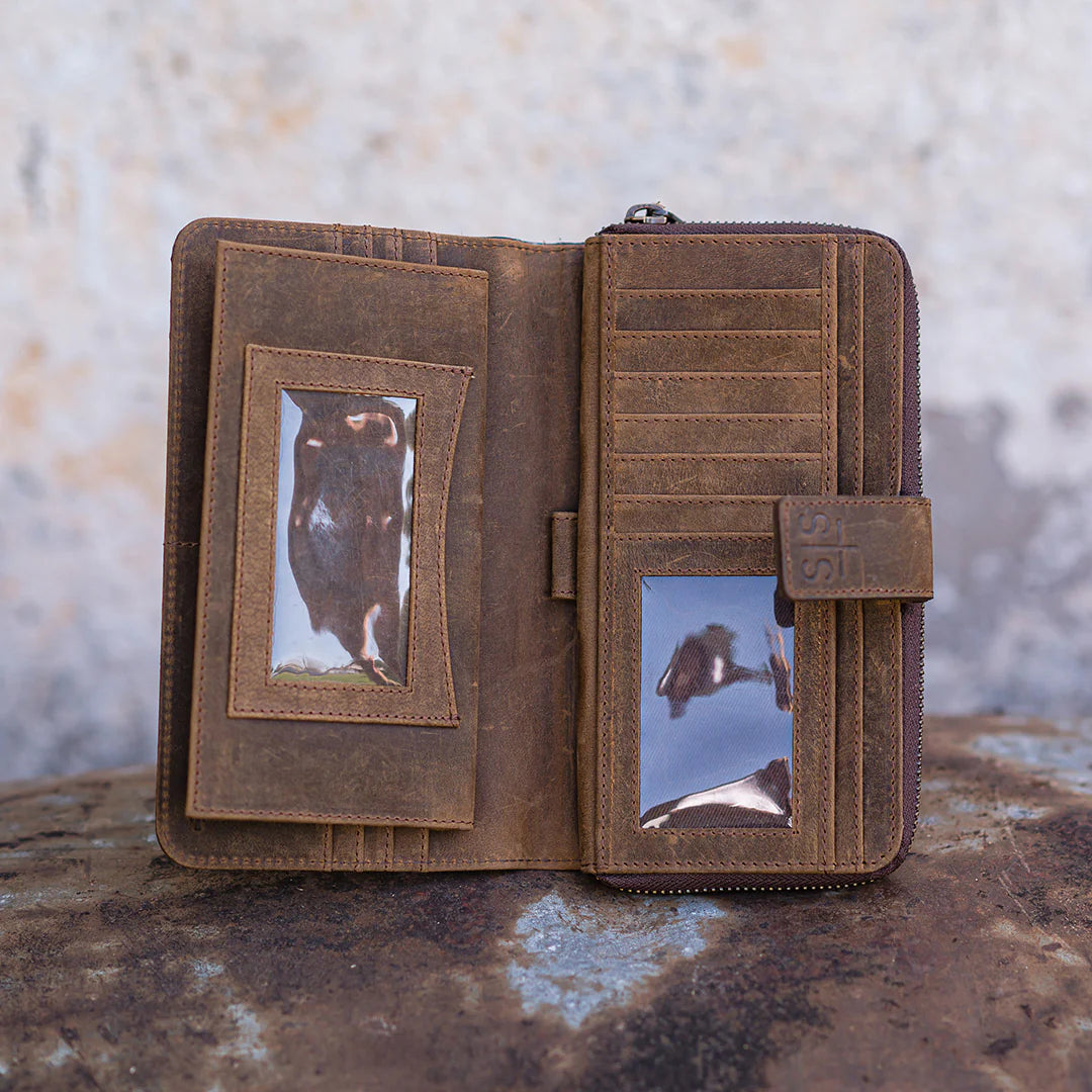 COWHIDE CHELSEA WALLET