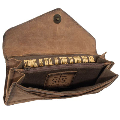 STS COWHIDE STYLE WALLET