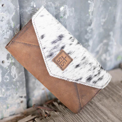 STS COWHIDE STYLE WALLET