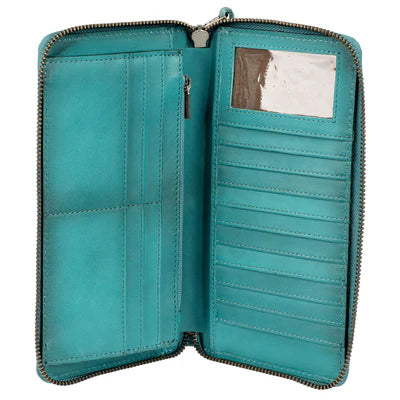 WAYFARER TURQUOISE JUNIPER BIFOLD WALLET