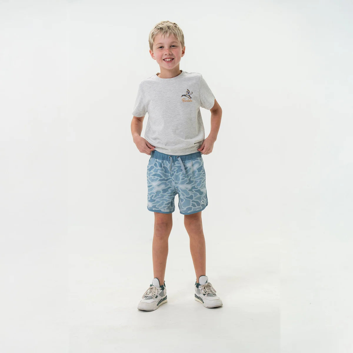 YOUTH SWIM TRUNK SEASIDE CAMO