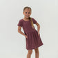 TEXAS MOXIE MAROON DRESS