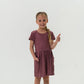 TEXAS MOXIE MAROON DRESS
