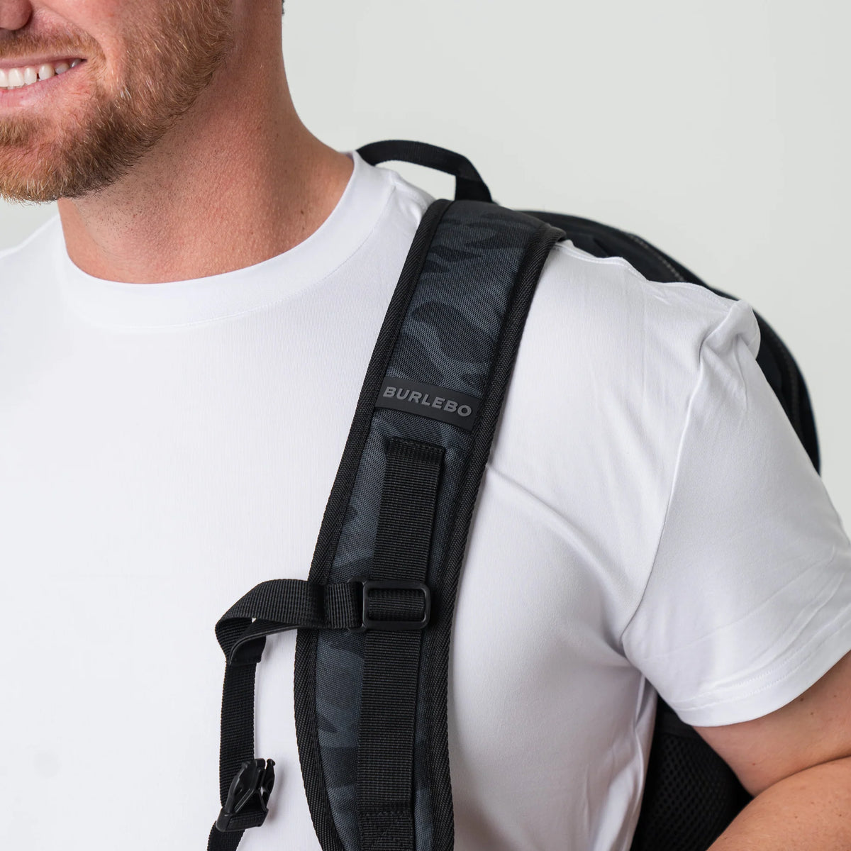 BLACK CAMO BACKPACK