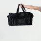 BLACK CAMO DUFFLE BAG