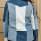 PATCHWORK DENIM PSNAP LONG SLEEVE