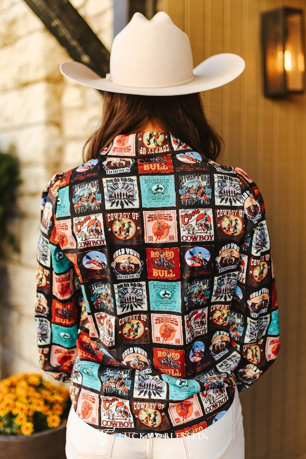 COLLAGE SNAP WEST LS