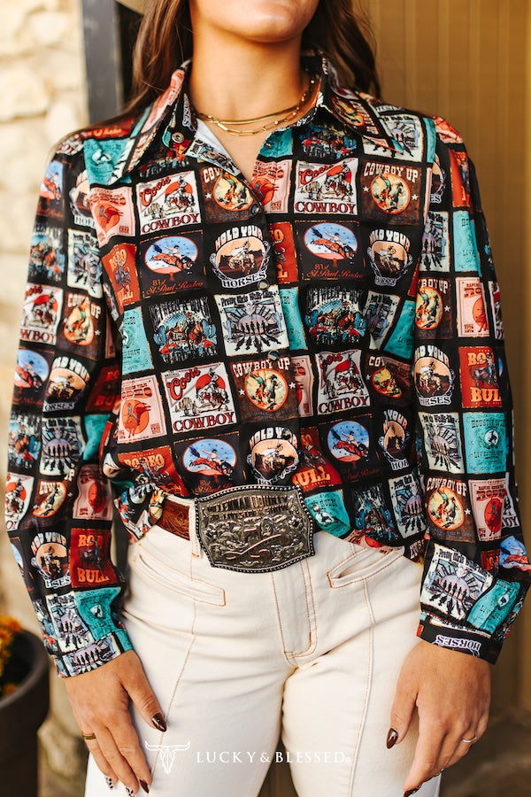 COLLAGE SNAP WEST LS