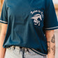 BORN TO RIDE NAVY TEE