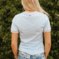 WILD WEST STUD LIGHT BLUE SS TOP