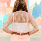 LACE LS LIGHT PINK TOP