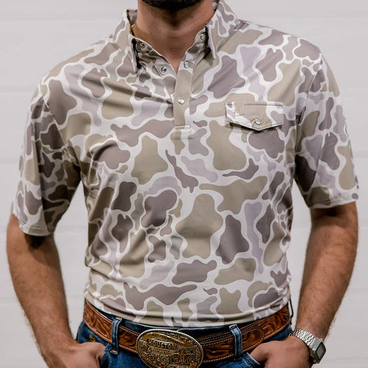 CLASSIC PERFORMNCE CAMO POLO