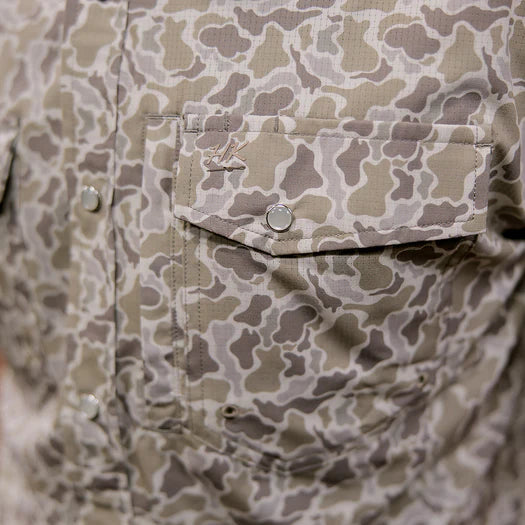 THE WOODLAND CAMO RANGEVENT PERFORMANCE SHIRT