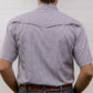 THE HEIRLOOM SQUARES PURPLE PERFORMANCE SHIRT