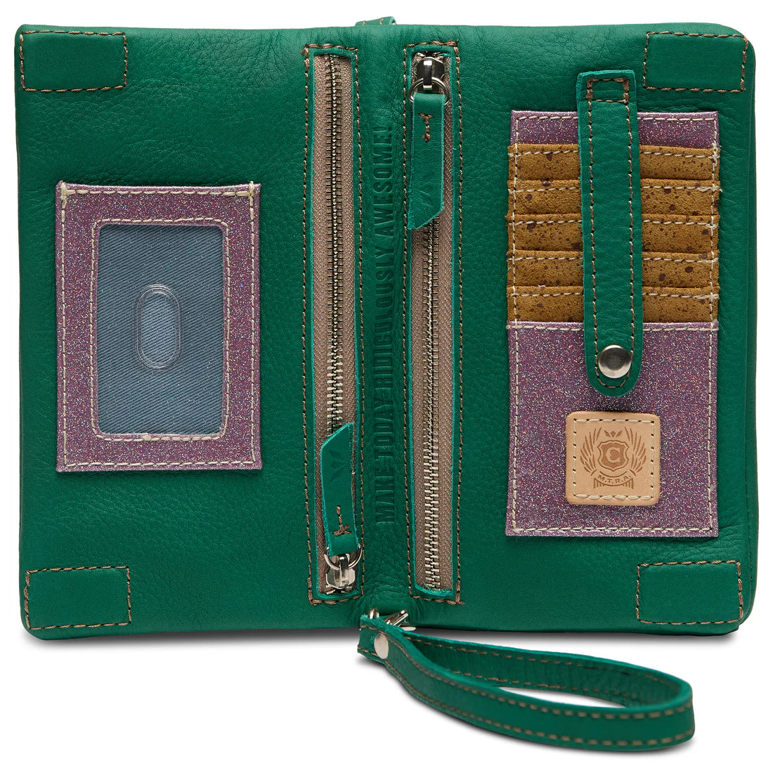 CONSUELA TEAL GREEN UPTOWN CROSSBODY