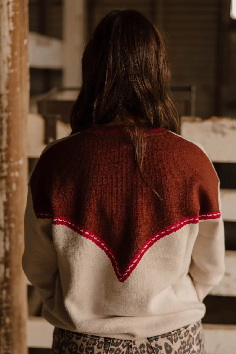 DUST & SPURS KNIT SWEATER
