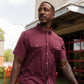 PERFORMANCE WESTERN SHIRT MAROON