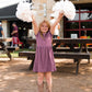 TEXAS MOXIE MAROON DRESS