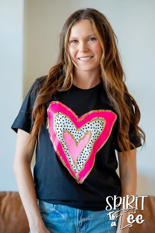 HEART VALENTINES PUFF SS TEE