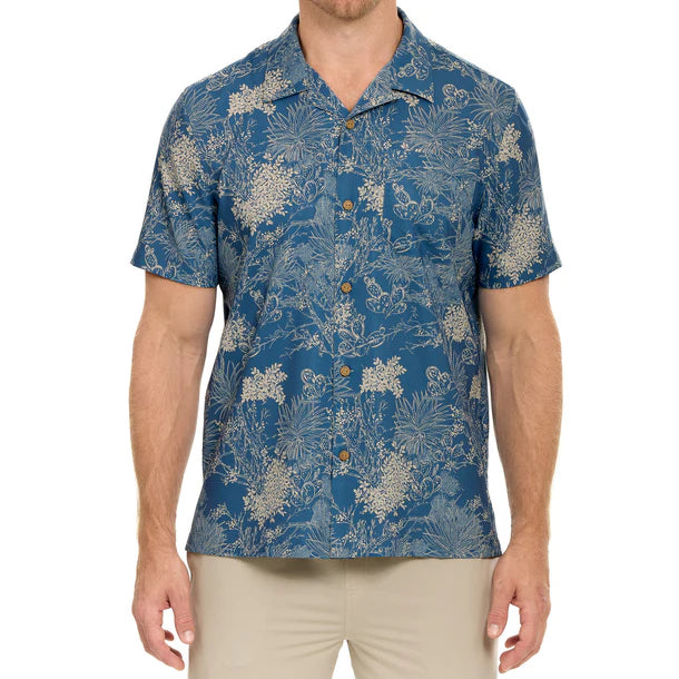 OffRoad Voyage Blue Camo Shirt