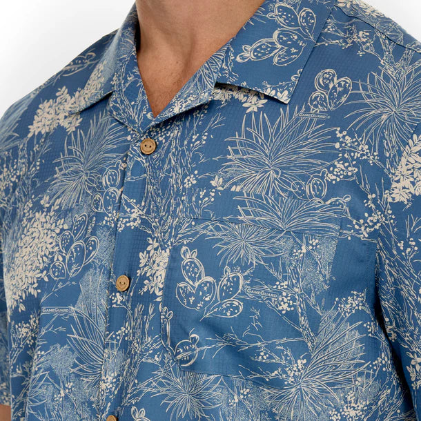 OffRoad Voyage Blue Camo Shirt