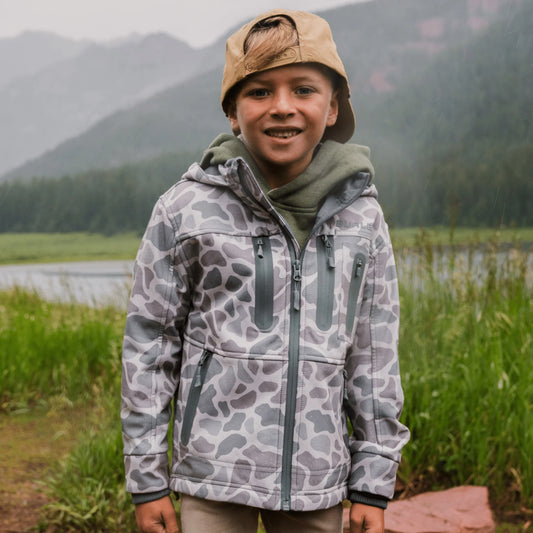 YOUTH CHALLENGER JACKET CLASSIC DEER CAMO