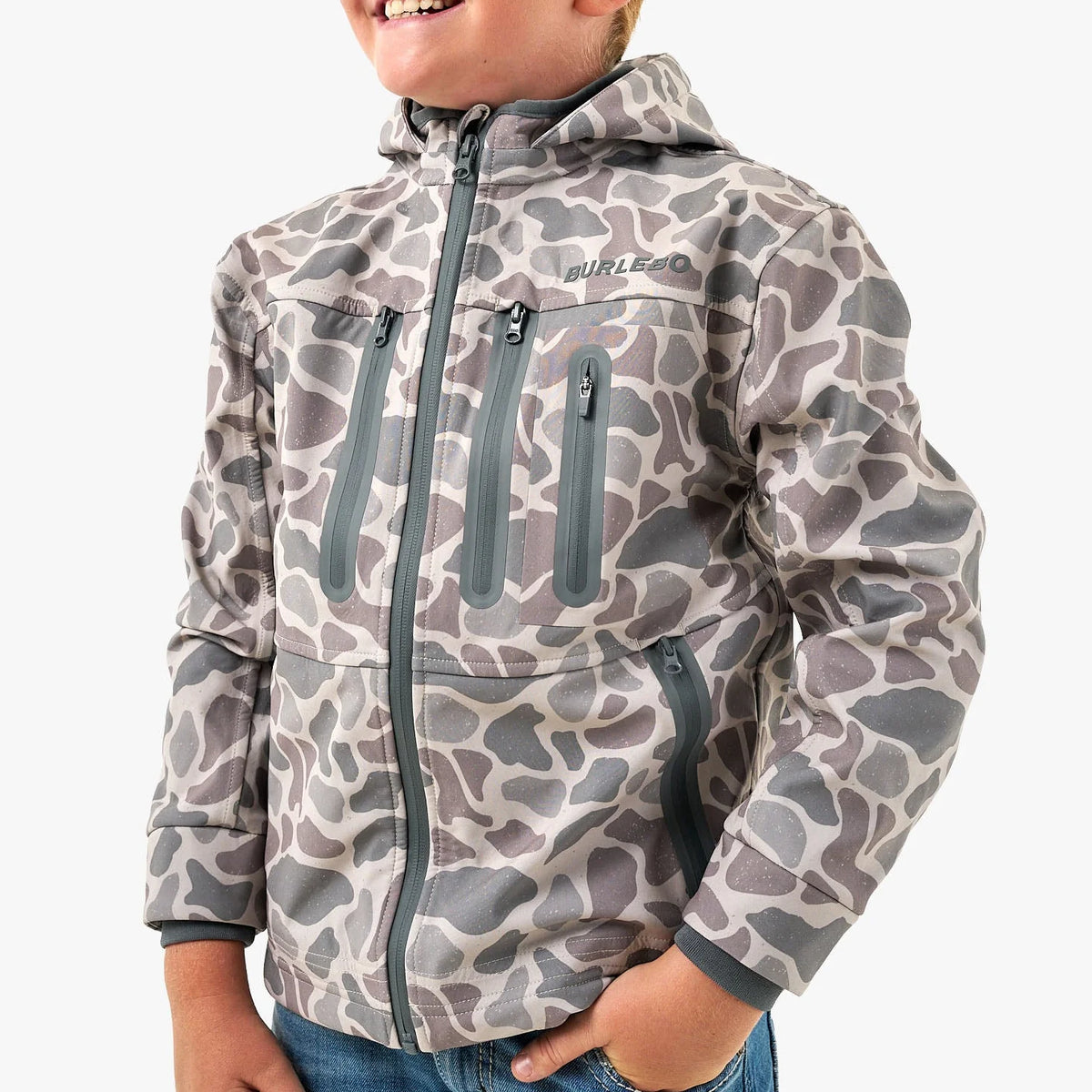 YOUTH CHALLENGER JACKET CLASSIC DEER CAMO
