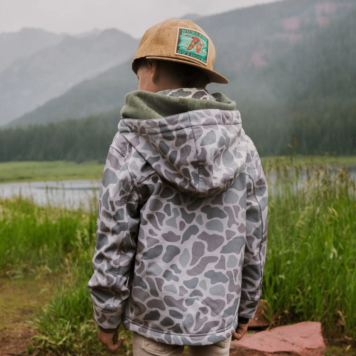 YOUTH CHALLENGER JACKET CLASSIC DEER CAMO