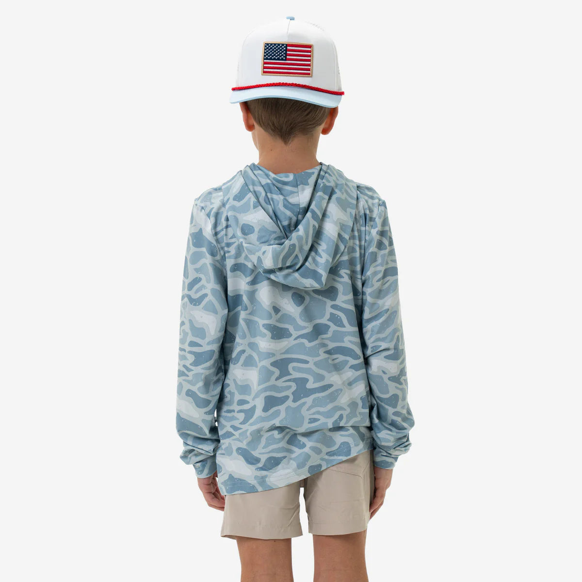 YOUTH PERFORMANCE SEASIDE CAMO HOODIE