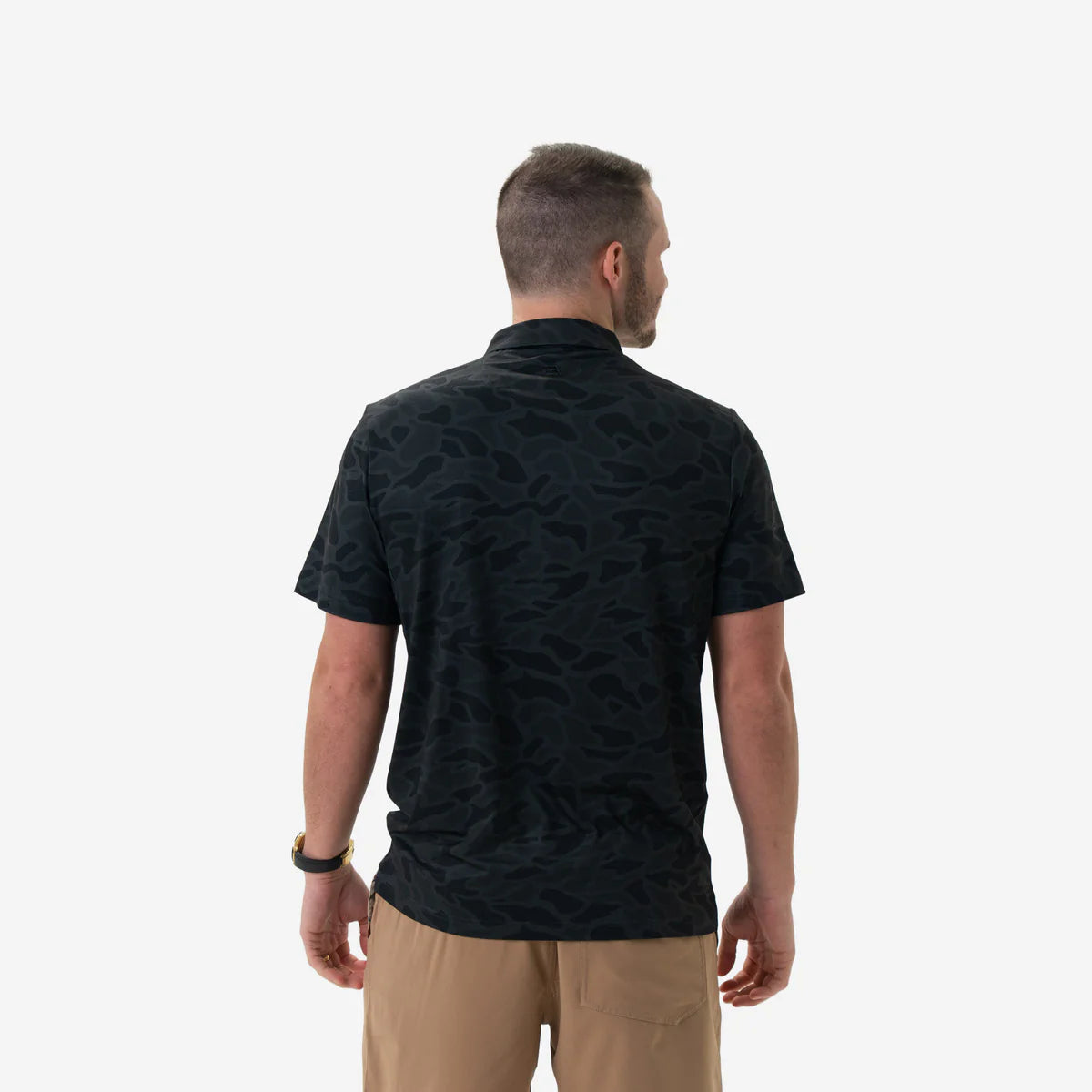 PERFORMANCE POLO - BLACK CAMO