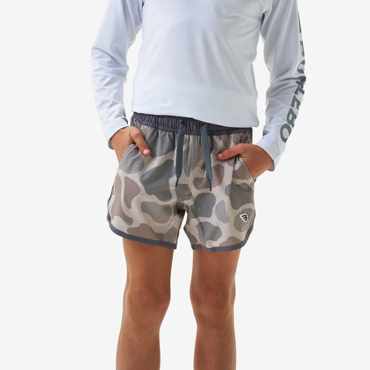 YOUTH SWIM TRUNK JUMBO CLASSIC DEER CAMO