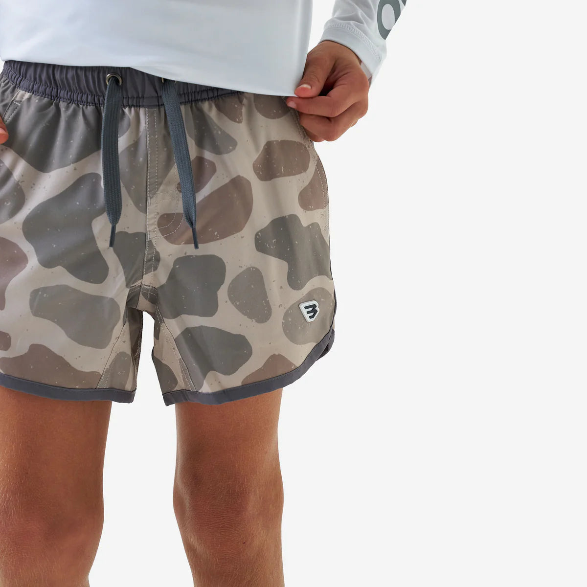 YOUTH SWIM TRUNK JUMBO CLASSIC DEER CAMO