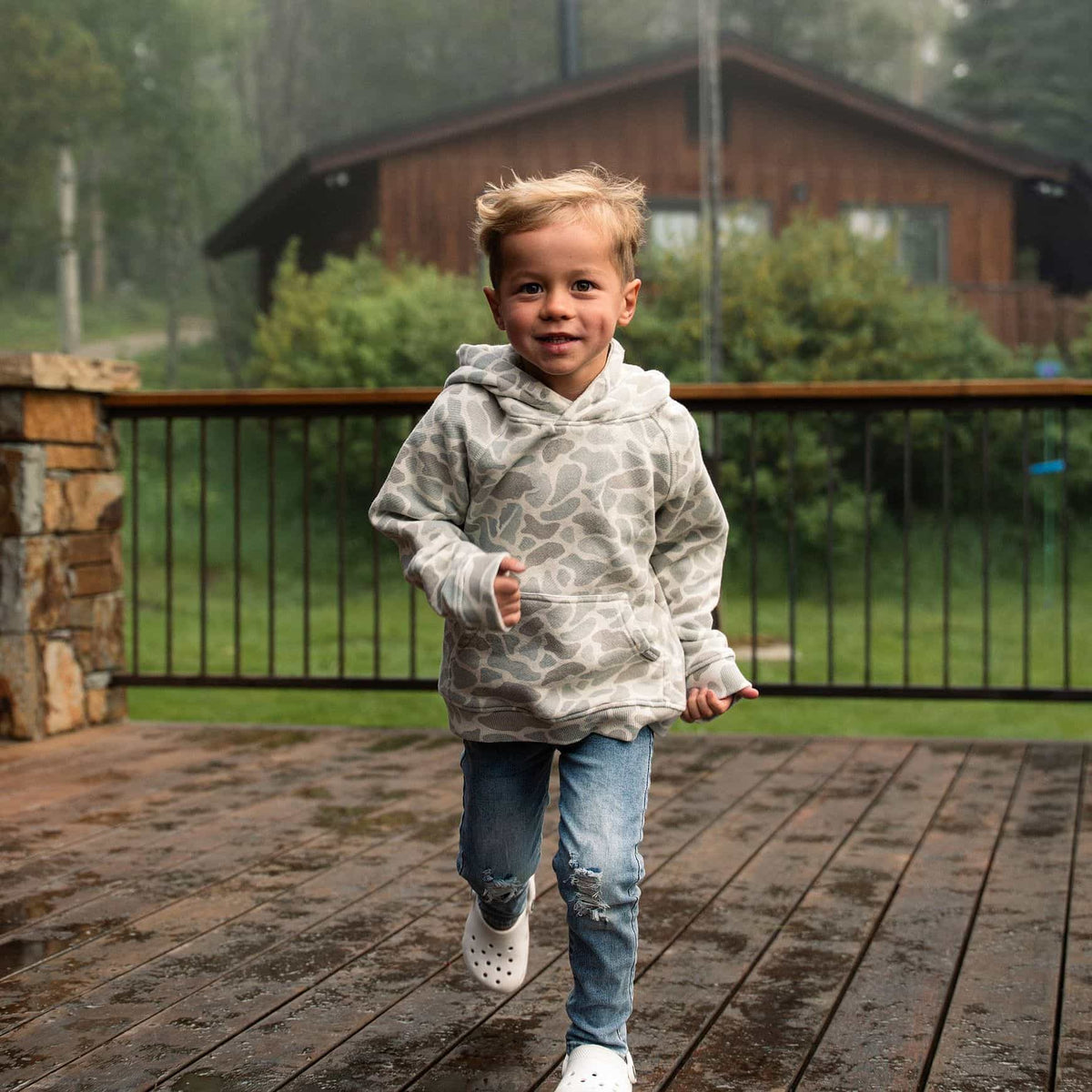 TODDLER/YOUTH VINTAGE HOODIE CLASSIC DEER CAMO