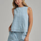 PIN STRIPE DENIM SET