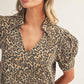 LEOPARD WOVEN DRESS