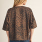 METALLIC LEOPARD SS TOP