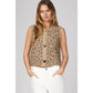 ANIMAL KNIT SWEATER VEST