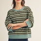 CASUAL OLIVE 3/4 TOP
