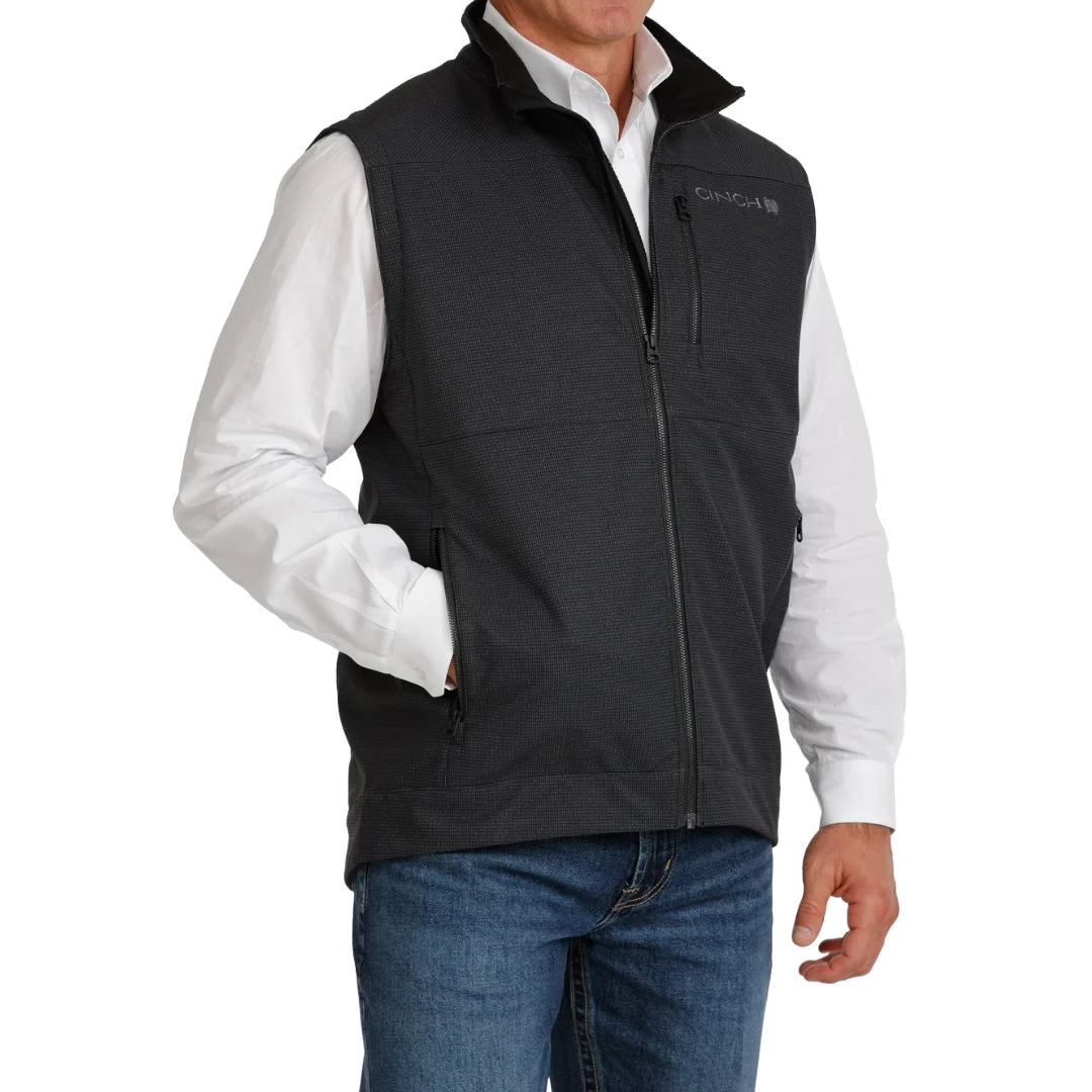 MN BLACK BONDED VEST