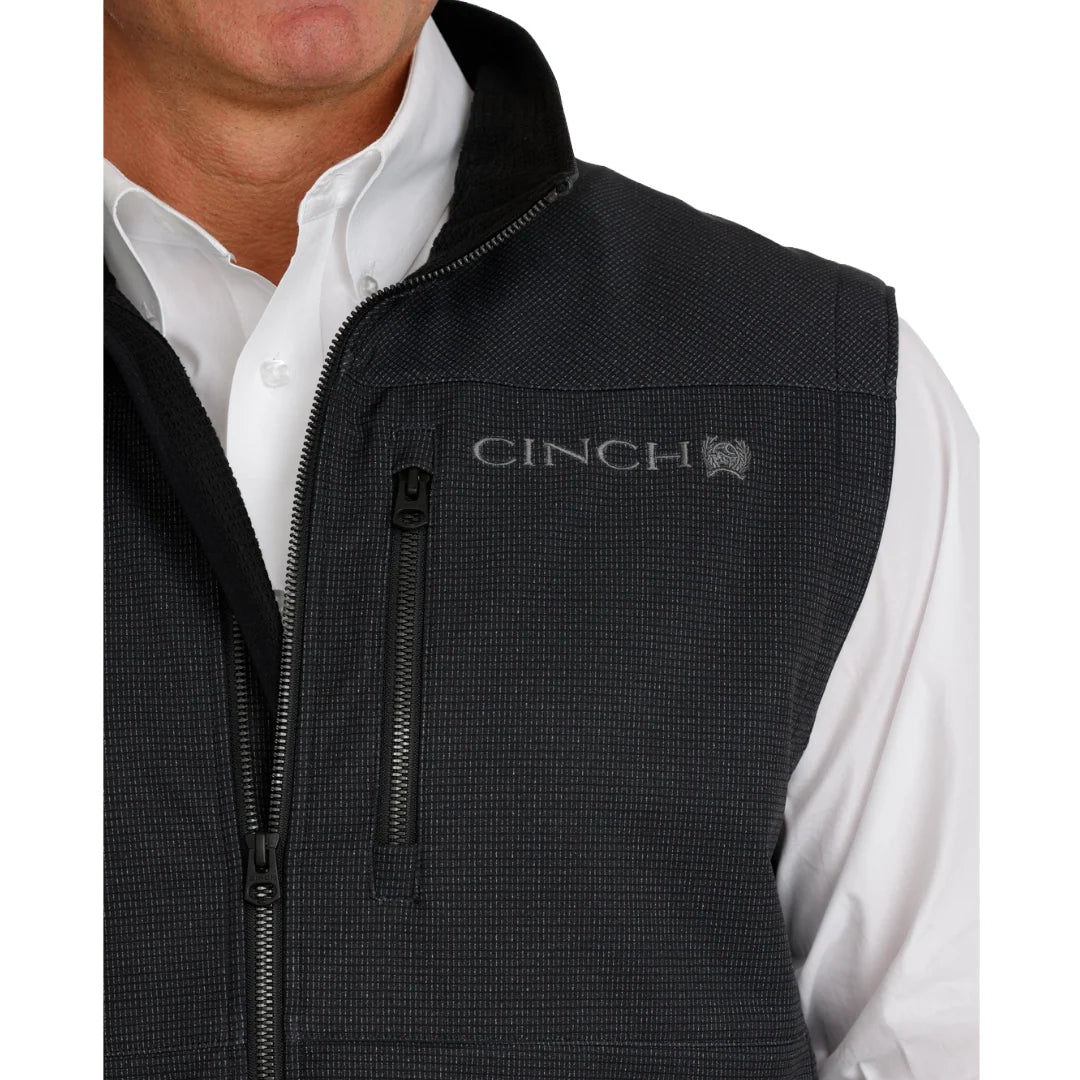 MN BLACK BONDED VEST