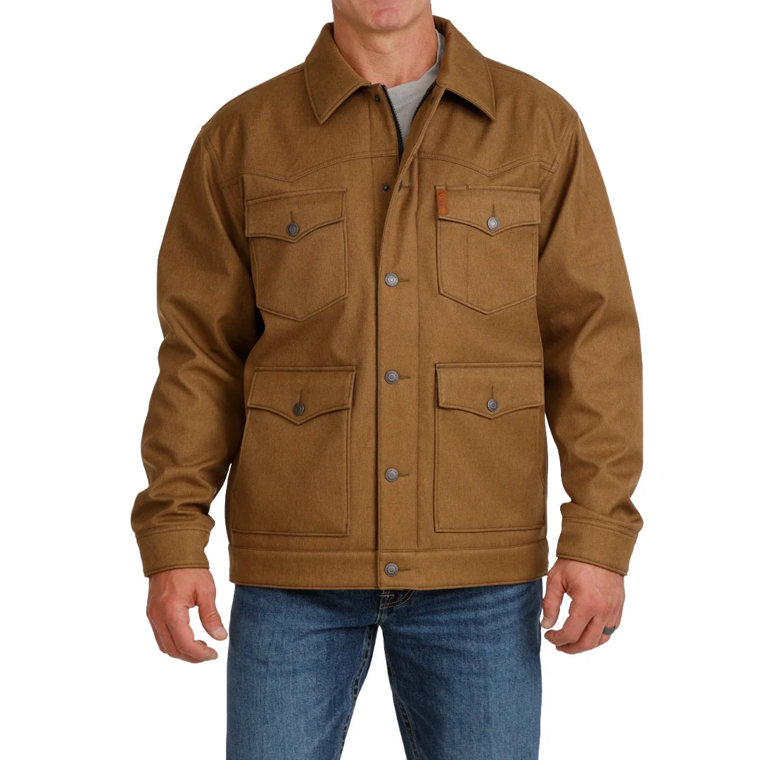 MN BRN BONDED CHORE JACKET